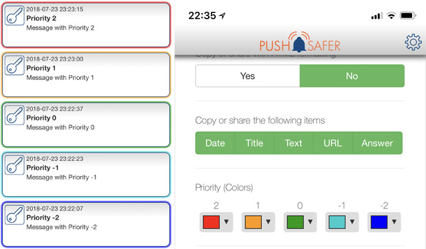 Pushsafer Client APP