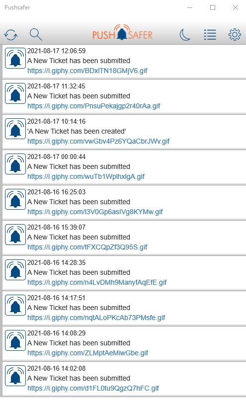 pushsafer-message-list-but-no-corner-notification.JPG