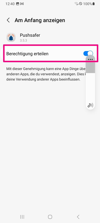 Android >= 13 Pushsafer zum Autostart hinzufügen 04