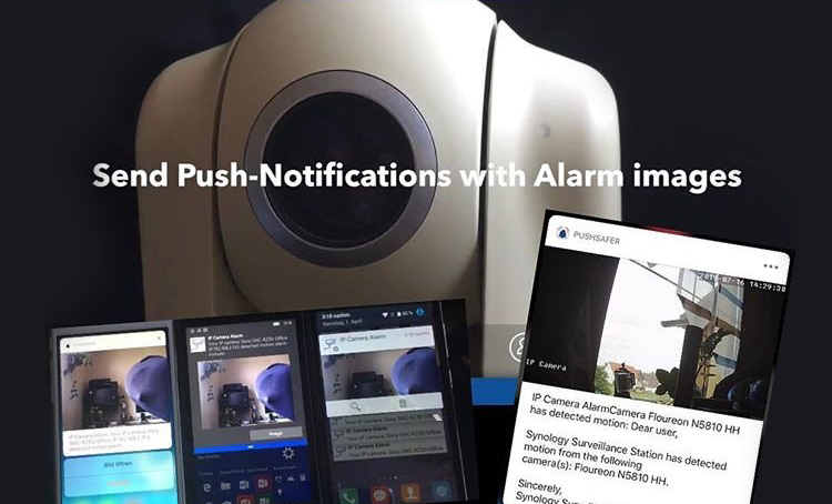 Send Push Notifications from: IP Cameras