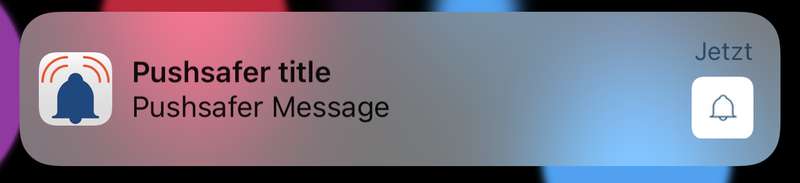 iOS Push-Notification Title and Message displayed seperately