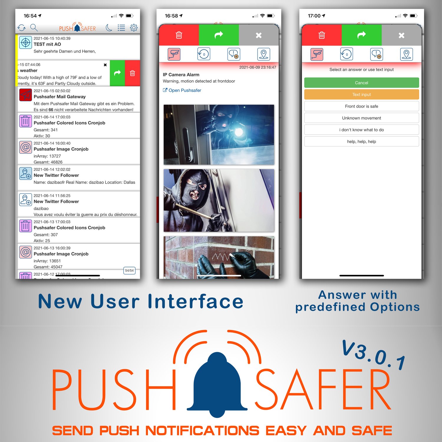 Pushsafer Update V3.0.1